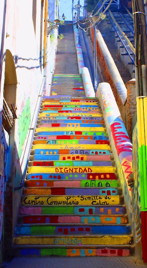 Valparaiso steps